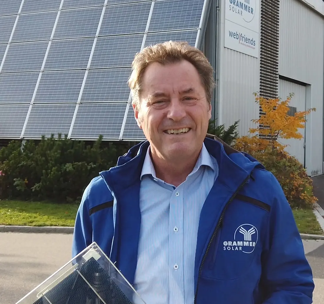 Siegfried Schröpf, Inhaber und Geschäftsführer GRAMMER Solar