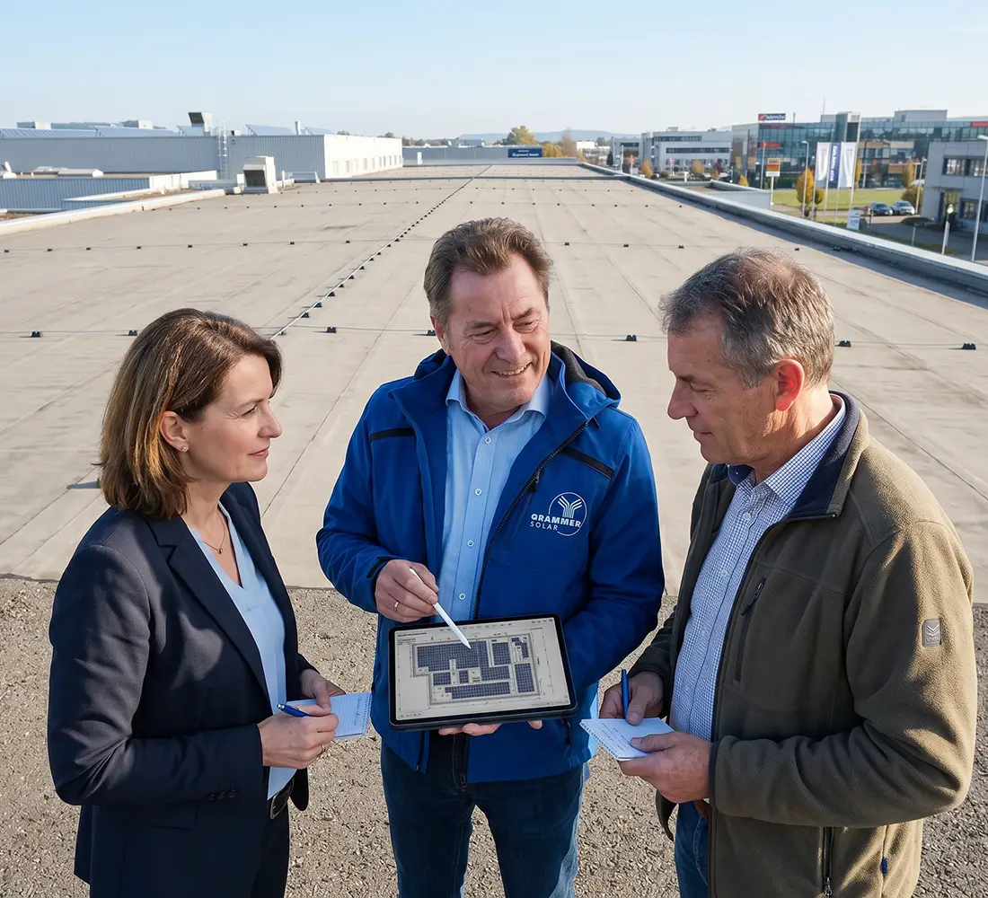 Siegfried Schröpf, Inhaber und Geschäftsführer GRAMMER Solar