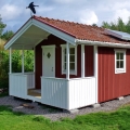 Solare Ferienhauslüftung in Schweden
