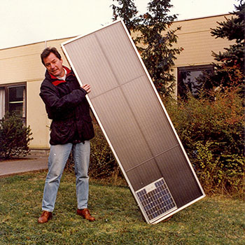 30 Jahre Solartechnik - Siegfried Schröpf feiert Jubiläum