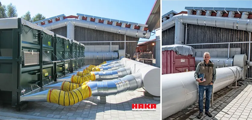 Solare Trocknung in der Forstwirtschaft